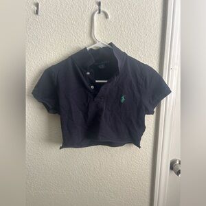 Cropped Ralph Lauren baby polo